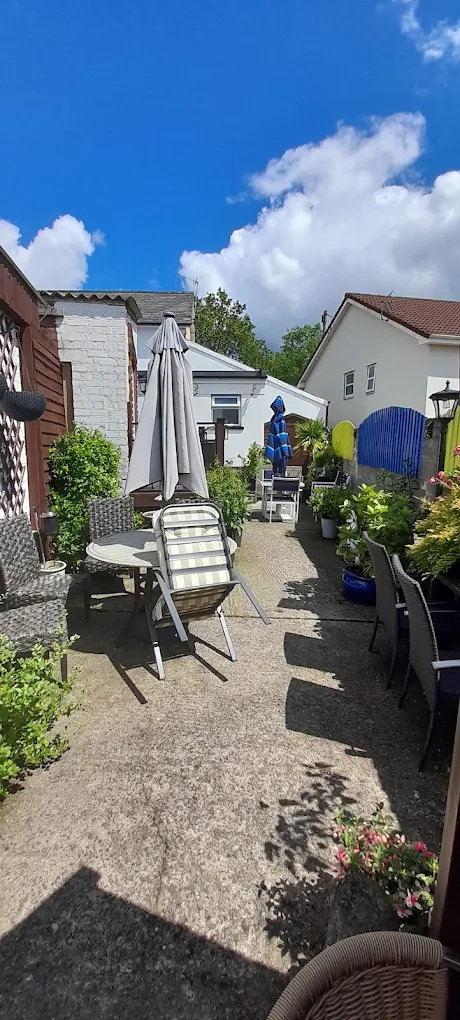 The beer garden