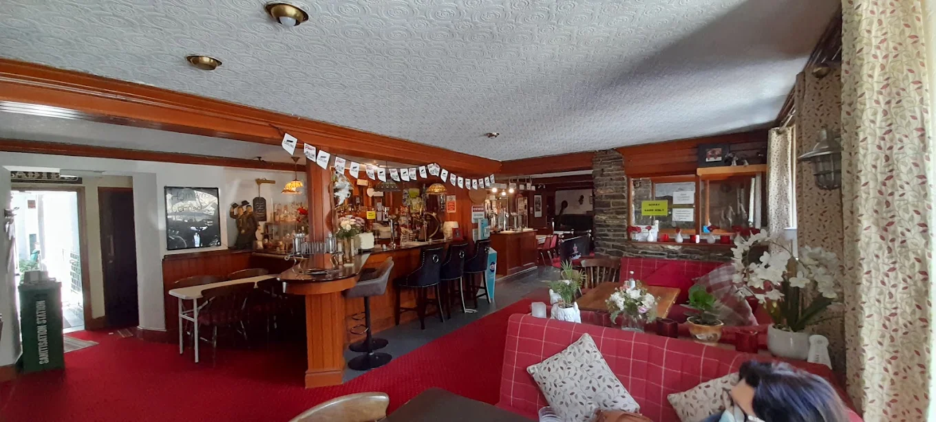The pub interior